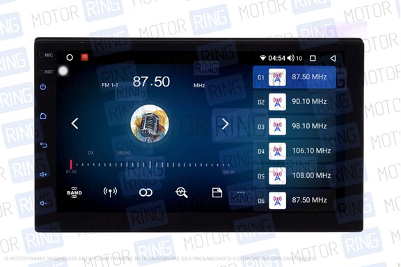 Универсальный 2-DIN мультимедийный центр Wide Media 8 ядер, 32Gb