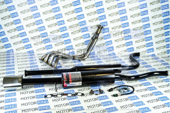 Выпускной комплект Stinger Auto с глушителем под двигатель 1.5л для 16 кл ВАЗ 2110, 2111