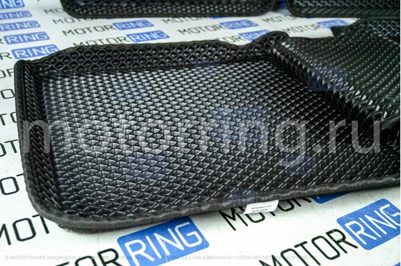 Формованные коврики EVA 3D Boratex в салон для Nissan Sentra 2014-2017 г.в.