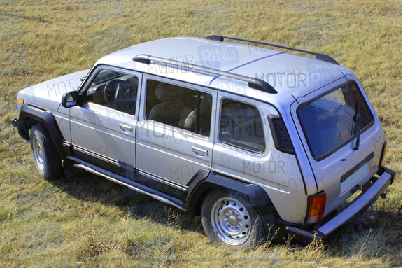 Декоративные накладки на пороги, арки и двери OffRoad Elegance для 5-дверной Лада Нива Легенд