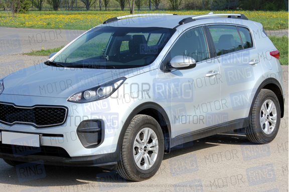 Рейлинги серые АПС для KIA Sportage 2016-2022 г.в.