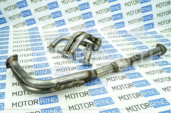 Паук 4-2-1 Stinger Auto с гофрой на треугольном фланце для Лада 4х4 (Нива)