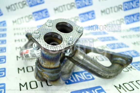 Паук 4-2-1 Stinger Auto с гофрой на треугольном фланце для Лада 4х4 (Нива)