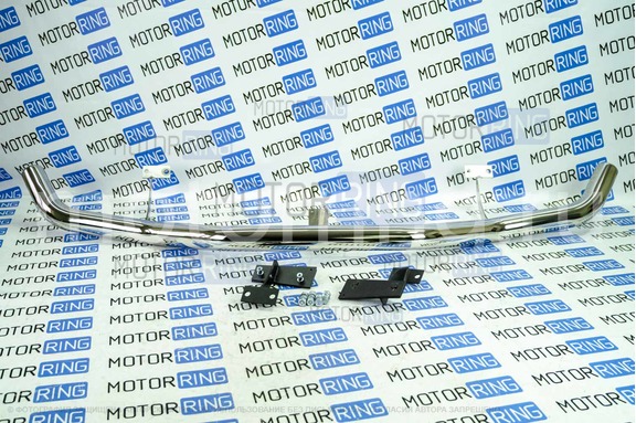 Защита заднего бампера PT Group Волна 63мм из нержавеющей стали для Шевроле Нива с 2009 года выпуска