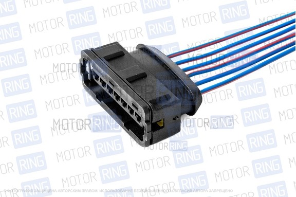 Разъемы Cargen 2108-3724425 герметичные к коммутатору, к блоку ЭПХХ, быстросъемные с 6-ю проводами для ВАЗ 2108-21099, 2110-2112, 2113-2115