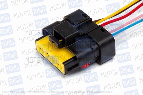 Разъемы Cargen 211PC069SO-049 к датчику массового расхода воздуха Siemens (20.3855-10) под 405 двигатель с проводами для ГАЗ