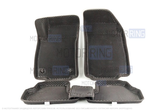 Формованные коврики EVA 3D Boratex в салон для Opel Mokka 2012-2020 г.в.