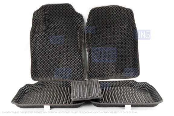 Формованные коврики EVA 3D Boratex в салон для Toyota Avensis 2002-2009 г.в.