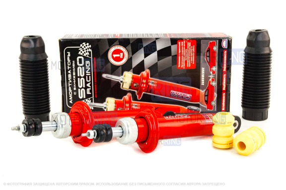 Задние амортизаторы SS20 Racing серии Спорт с занижением 70 мм для ВАЗ 2108-21099, 2110-2112, 2113-2115, Приора, Калина, Калина 2, Гранта, Гранта FL, Датсун