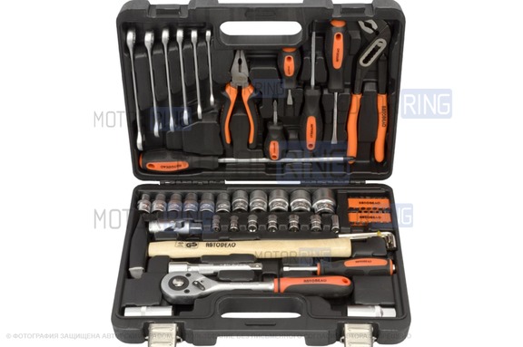 Набор инструмента 1/4"DR 1/2"DR 59 предметов АвтоDело