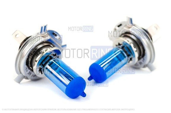 Галогенные лампы MTF Light Palladium 12V 60/55W 5500K H4 для ВАЗ 2101-2107, 2108-21099, 2113-2115, Лада 4х4, Нива Легенд, Гранта, Ларгус
