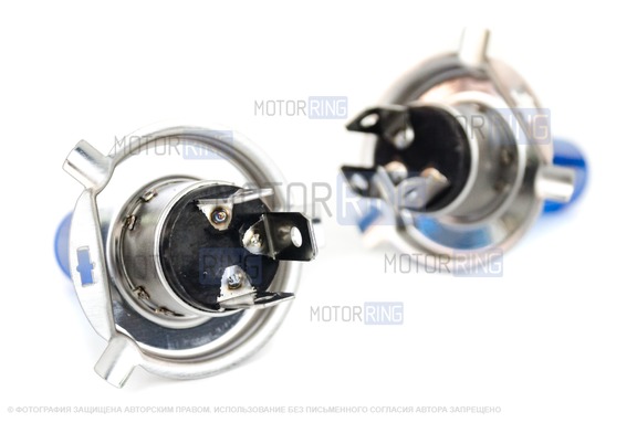 Галогенные лампы MTF Light Palladium 12V 60/55W 5500K H4 для ВАЗ 2101-2107, 2108-21099, 2113-2115, Лада 4х4, Нива Легенд, Гранта, Ларгус