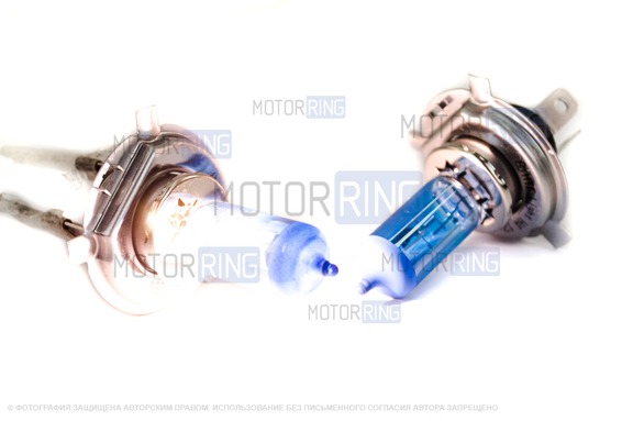 Галогенные лампы MTF Light Palladium 12V 60/55W 5500K H4 для ВАЗ 2101-2107, 2108-21099, 2113-2115, Лада 4х4, Нива Легенд, Гранта, Ларгус
