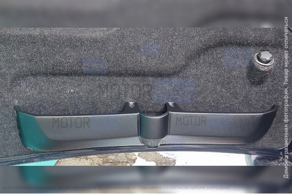Карман на дверь багажника, черная шагрень для Шевроле Нива, Лада Нива Тревел