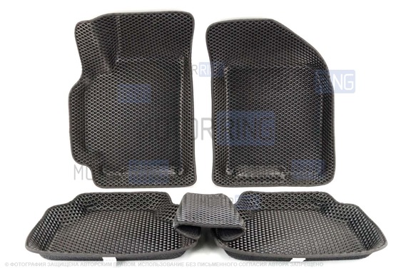 Формованные коврики EVA 3D Boratex в салон для Chevrolet Lacetti 2004-2013 г.в.