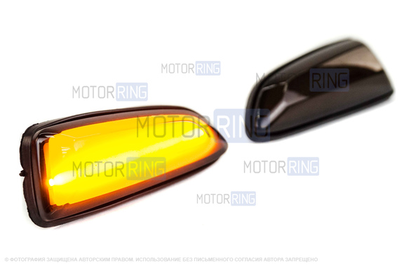 LED желтые повторители поворотника Плазма для ВАЗ 2110-2112