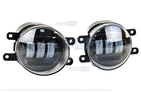 Диодные ПТФ SL 30W с регулировкой для Toyota Crown, Reiz, Corolla, Camry, RAV4, Highlander, Vios, Verso