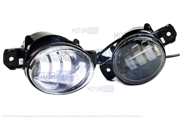 Диодные ПТФ SL 30W с регулировкой для Nissan X-Trail, Teana, Primera, Almera, Qashqai, Serena