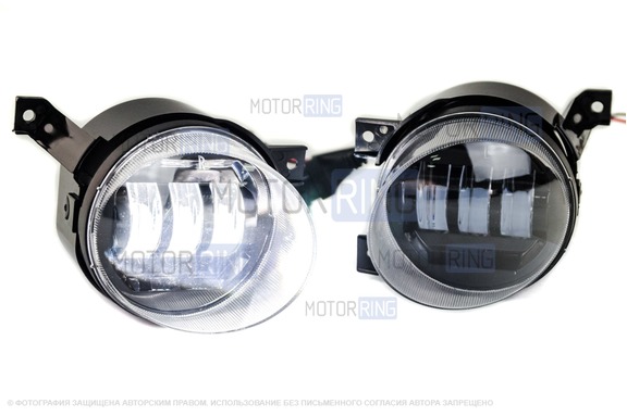 Диодные ПТФ SL 30W с регулировкой для Volkswagen Golf 5, MK6, Sagitar, Touran, Caddy