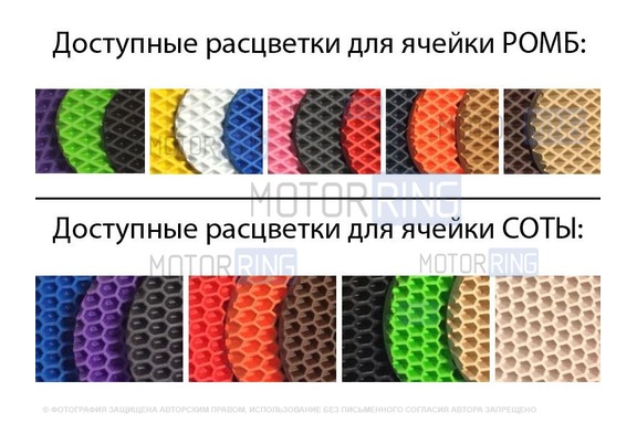 Салонные коврики EVA SPC полномасштабные для Kia Ceed 1 2006-2012 г.в.