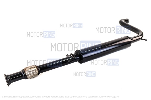 Резонатор Stinger Auto под паук с гофрой для Лада Калина, Гранта