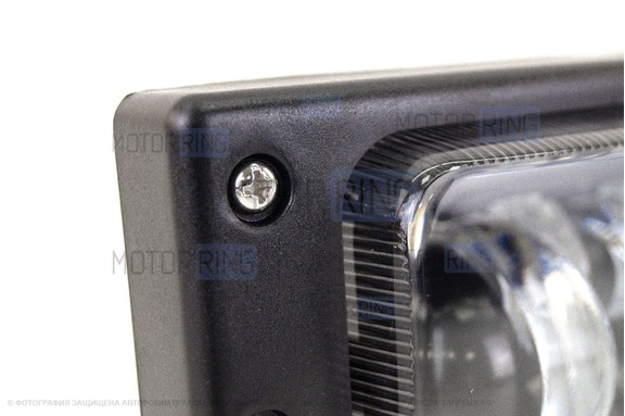 Диодные ПТФ Sal-Man 7 полос (ближний свет 60W и дальний 50W) для ВАЗ 2110-2112, 2113-2115, Шевроле Нива до рестайлинга 2009 года	
