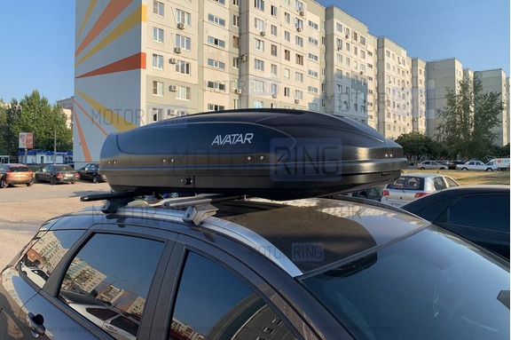 Двусторонний автобокс YUAGO Avatar тиснение EuroLock 460 литров