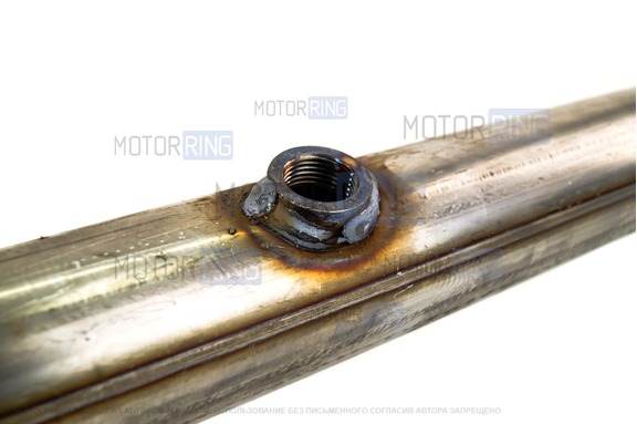 Паук 4-2-1 Stinger Auto с гофрой на треугольном фланце для Шевроле Нива, Лада Нива Тревел