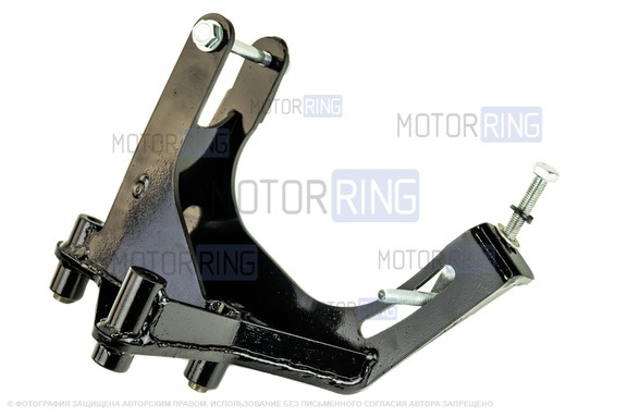 Универсальный стальной кронштейн генератора AutoProduct Parts с регулировкой для Лада Гранта, Гранта FL, Калина, Калина 2, Датсун