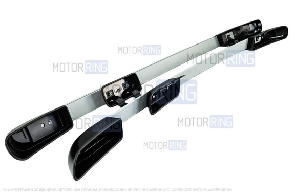 Рейлинги АПС серые для нового Renault Logan 2, Logan Stepway с 2014 г.в.