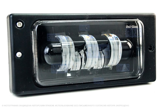 Диодные ПТФ Sal-Man 60W 5800lux 5 полос для ВАЗ 2110-2112, 2113-2115, Шевроле Нива до рестайлинга 2009 года