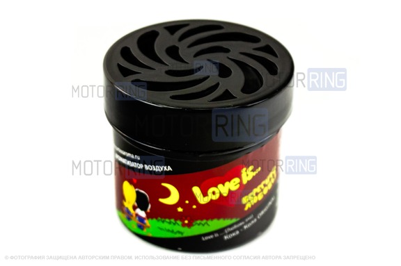 Ароматизатор автомобильный Contex банка Gel  Love is