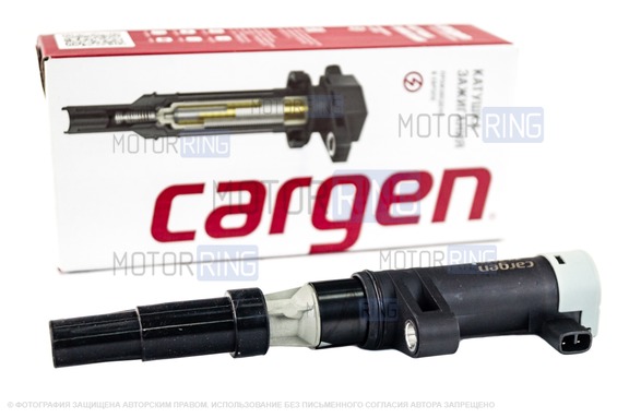 Катушка зажигания Cargen для Лада Ларгус (1.6л K4M ), Веста (1.8л), Рено Логан