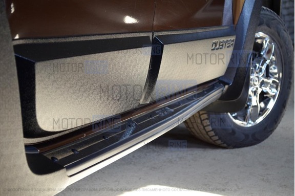 Молдинги дверей КАРТ 1 для Renault Duster с 2015 г.в.
