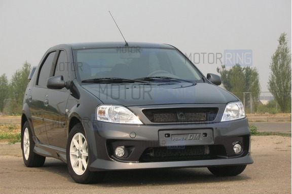 Решетка радиатора POWER DM фаза 2 для Renault Logan