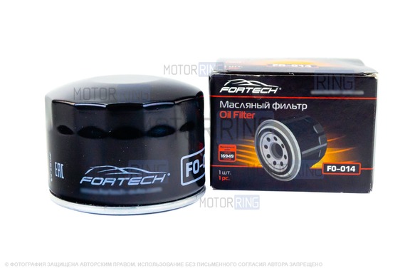 Масляный фильтр FORTECH для ВАЗ 2101-2115, Лада Приора, Калина, Гранта, Ларгус, Веста, Икс Рей, Нива, Ока