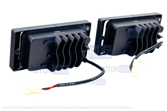 Светодиодные ПТФ Sal-Man 3 полосы 30W 2800lux для ВАЗ 2110-2112, 2113-2115, Шевроле Нива до рестайлинга 2009 года