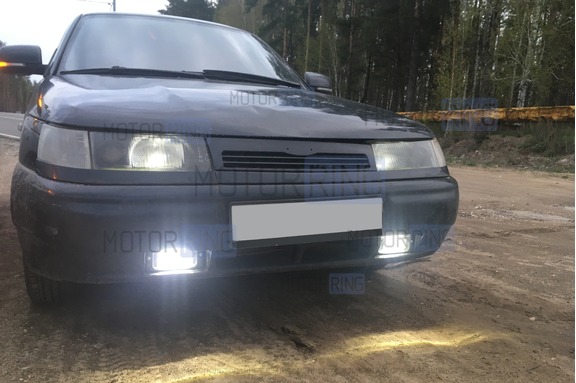 Светодиодные ПТФ Sal-Man 3 полосы 30W 2800lux для ВАЗ 2110-2112, 2113-2115, Шевроле Нива до рестайлинга 2009 года