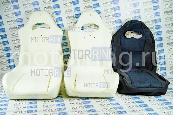 Комплект для сборки сидений Recaro ткань с алькантарой для ВАЗ 2108-21099, 2113-2115, 5-дверная Нива 2131