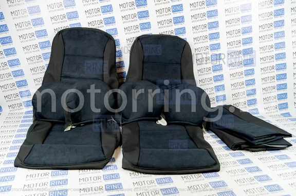 Обивка сидений (не чехлы) ткань с алькантарой для ВАЗ 2108-21099, 2113-2115, 5-дверная Лада 4х4 (Нива) 2131