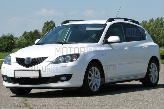 Рейлинги черные АПС для Mazda 3 2003-2009 г.в.