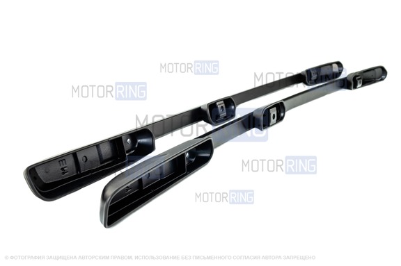 Рейлинги черные АПС для Mazda 3 2003-2009 г.в.