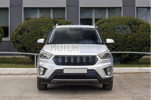 Решетка радиатора Creta Sport черная лаковая для Hyundai Creta