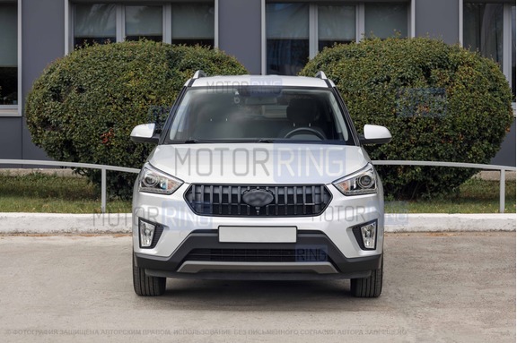 Решетка радиатора Creta Style черная для Hyundai Creta