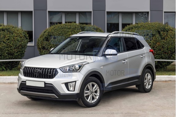 Решетка радиатора Creta Style черная для Hyundai Creta