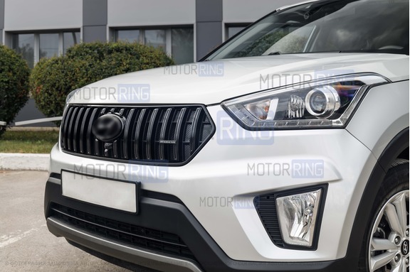 Решетка радиатора Creta Style черная для Hyundai Creta