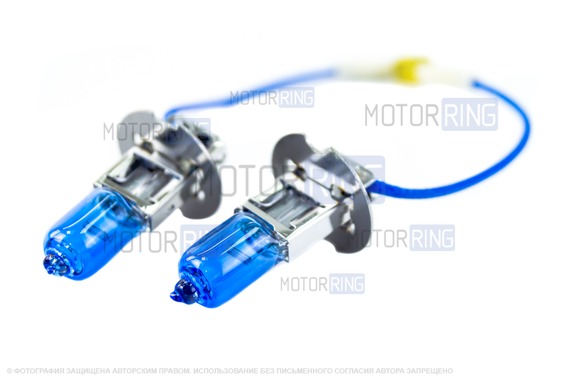 Галогеновые лампы MTF Ligth Titanium с цоколем H3 12V 55W 4400K для ВАЗ 2110-2112, 2113-2115, Шевроле/Лада Нива