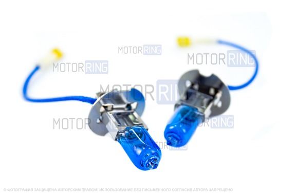Галогеновые лампы MTF Ligth Titanium с цоколем H3 12V 55W 4400K для ВАЗ 2110-2112, 2113-2115, Шевроле/Лада Нива