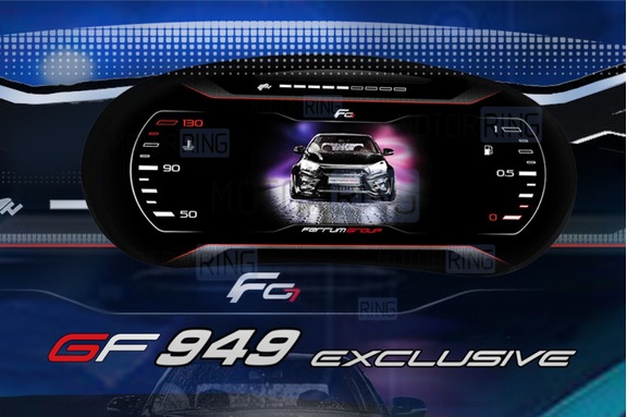 Комбинация приборов GF 949 Exclusive с щитком облицовки из экокожи для Лада Веста
