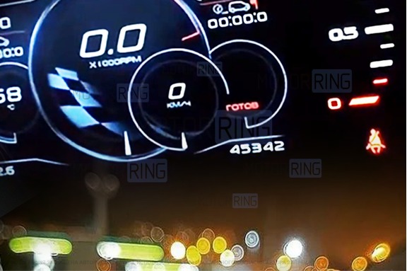 Комбинация приборов GF 949 GRAND Sport с щитком облицовки из экокожи для Лада Веста